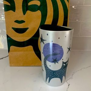 Starbucks 2020 Ceramic Halloween Spooky Cat Mug